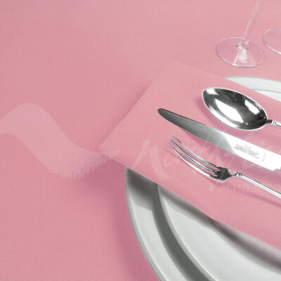Dimension Pale Pink Table Skirting